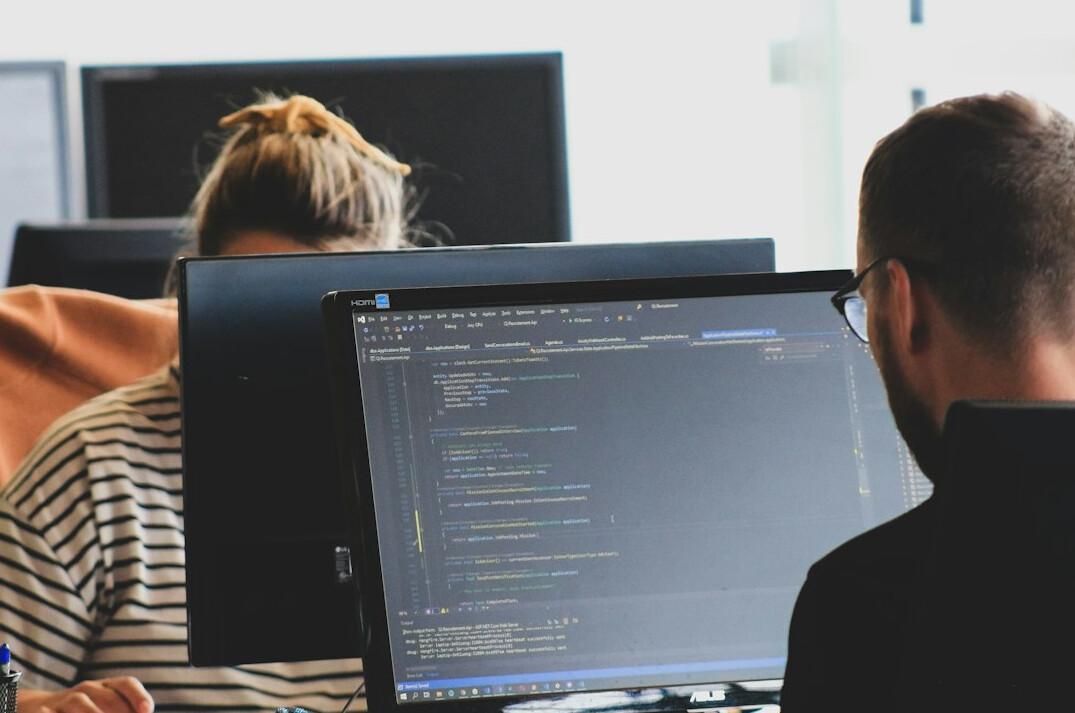 group of developers collaborating