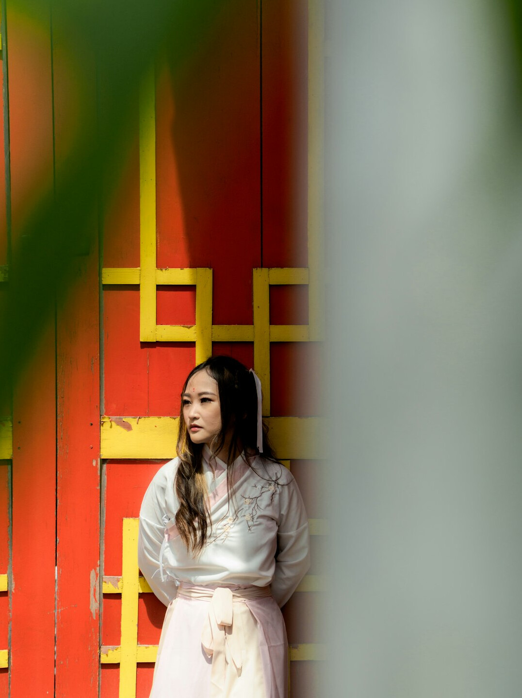 Studio portrait of a Malaysian Chinese woman in business casual attire